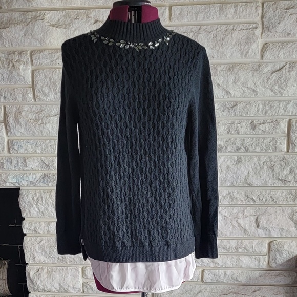 Simply Vera Grandma Sweater with Faux Crystal Detail - Picture 1 of 6